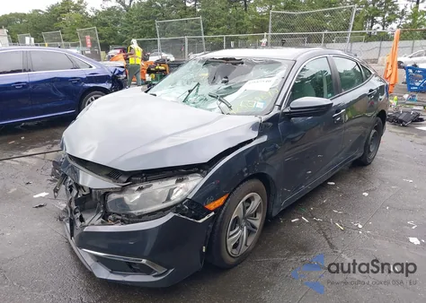 2020 Honda Civic Lx z USA, uszkodzony, nr VIN 2HGFC2F61LH567232